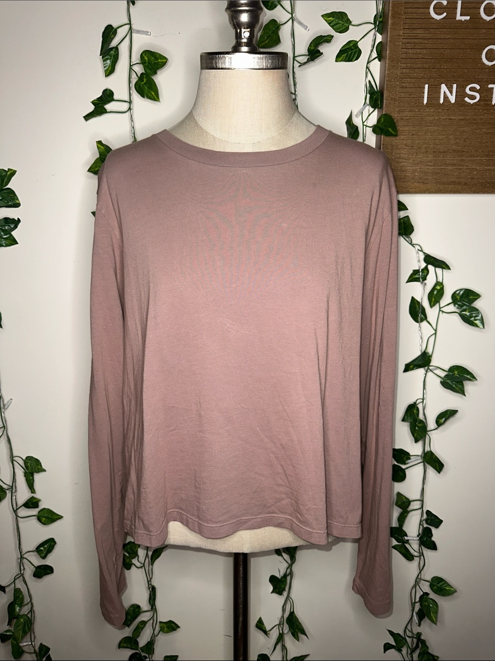 Victoria’s Secret PINK Light Brown Longsleeve Loose Fitting Top NWT